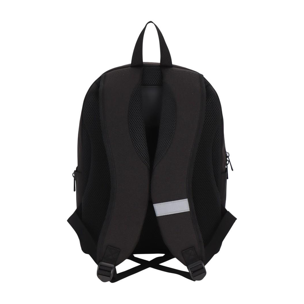 Must Team Τσάντα Πλάτης Monochrome Classic Μαύρη με Γκρι PAOK 100 Χρόνια  32x19x42 εκ
