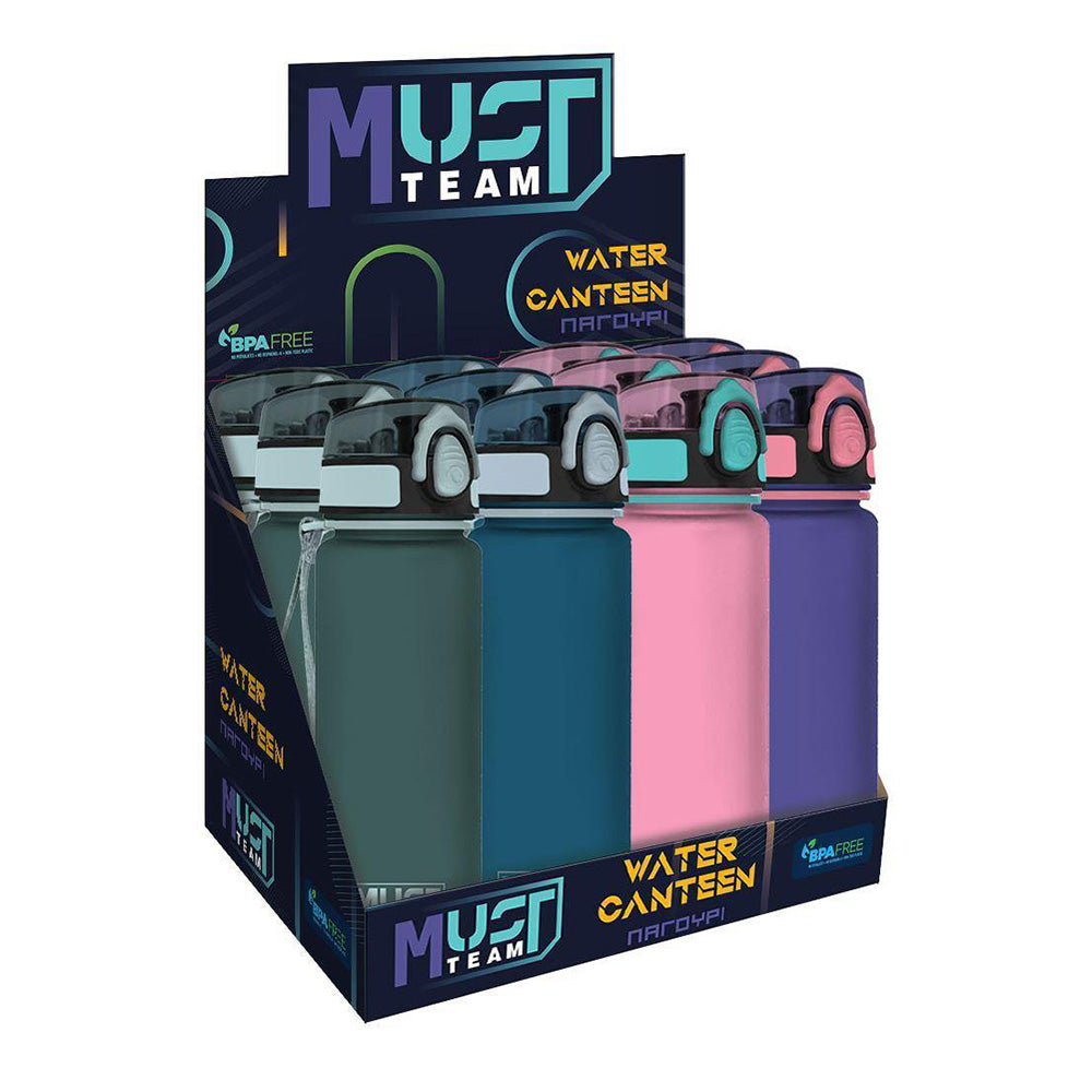 papell.grMust Team Παγούρι PCTG 650 ml Με Δοσομετρητή 4 Χρώματα 1 Τμχpapell.gr