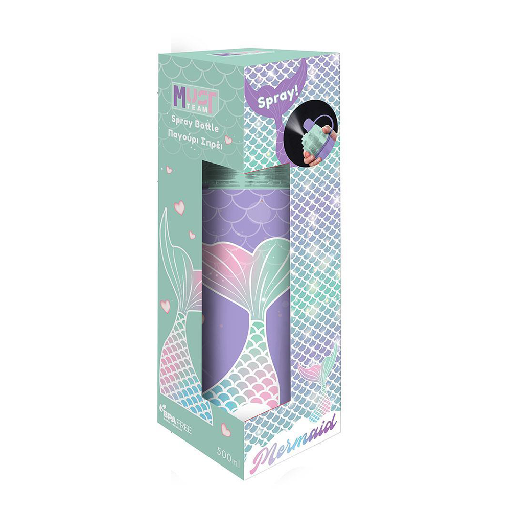 Must Team Παγούρι PCTG με Σπρέι Γοργόνα 600ml 