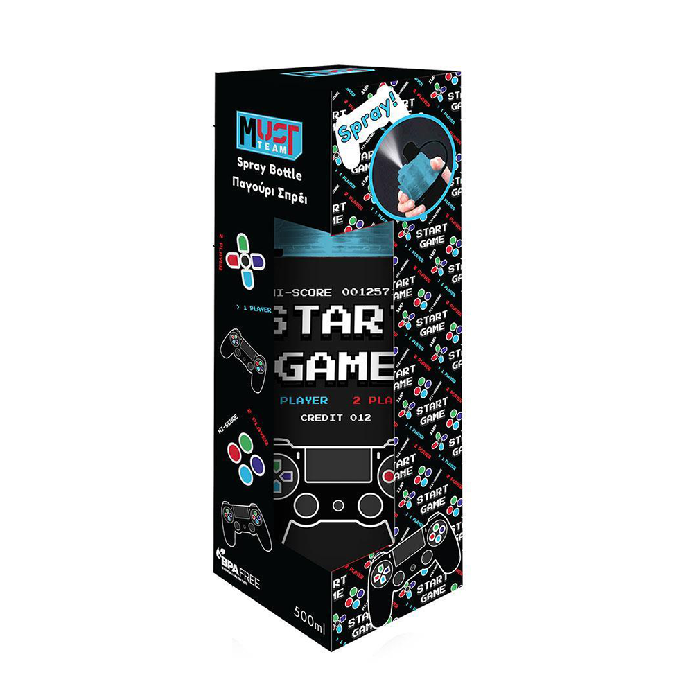 Must Team Παγούρι PCTG με Σπρέι Start Game 600ml 