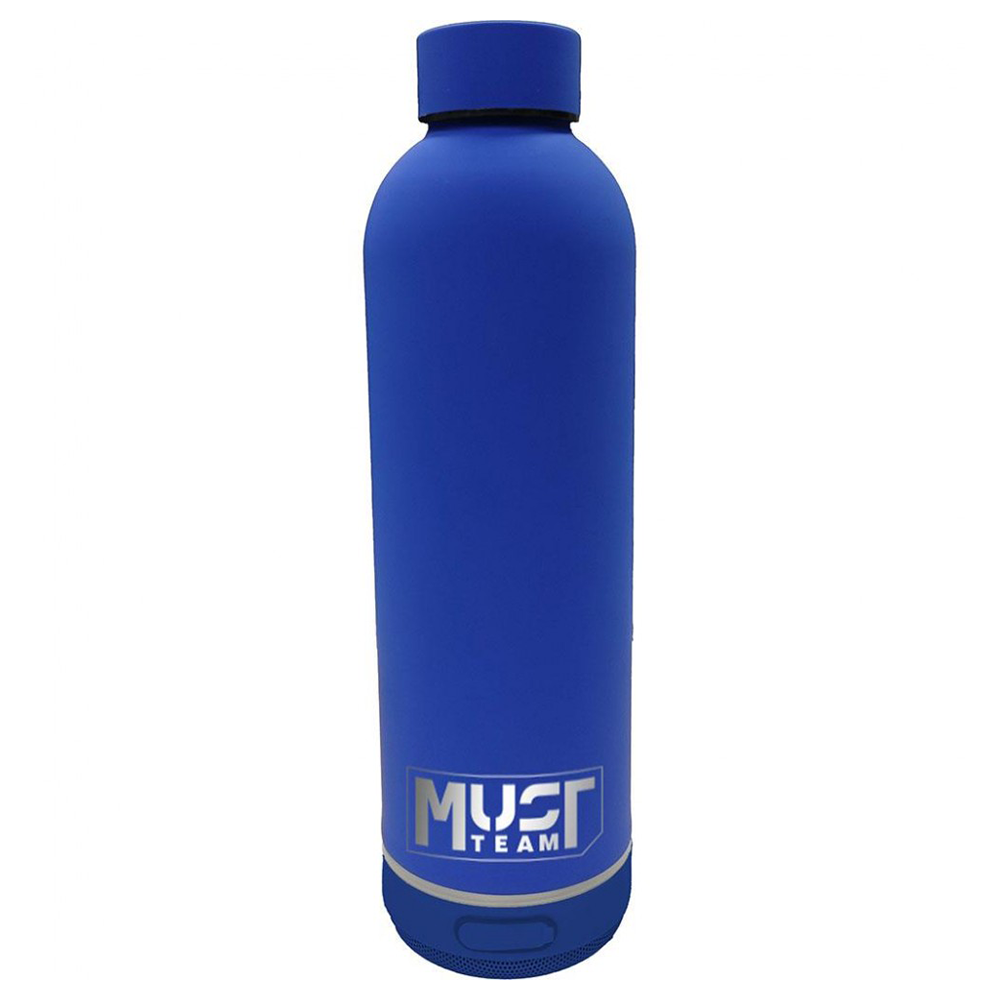 Must Team Παγούρι Θερμός με Bluetooth Μπλε 500ml 