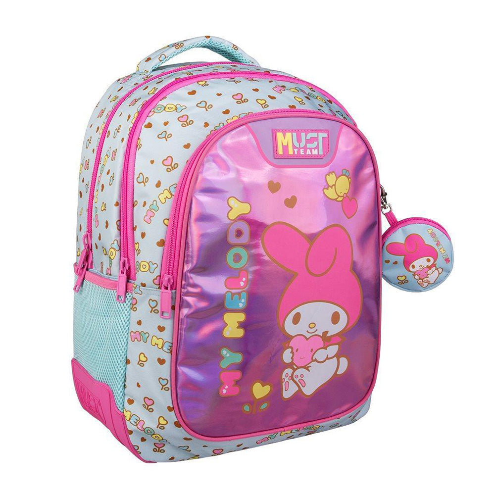 Must TeamMust Team Σχολική Τσάντα Πλάτης Δημοτικού My Melody 3 Θήκες 32X18X43 Eκ.papell.gr