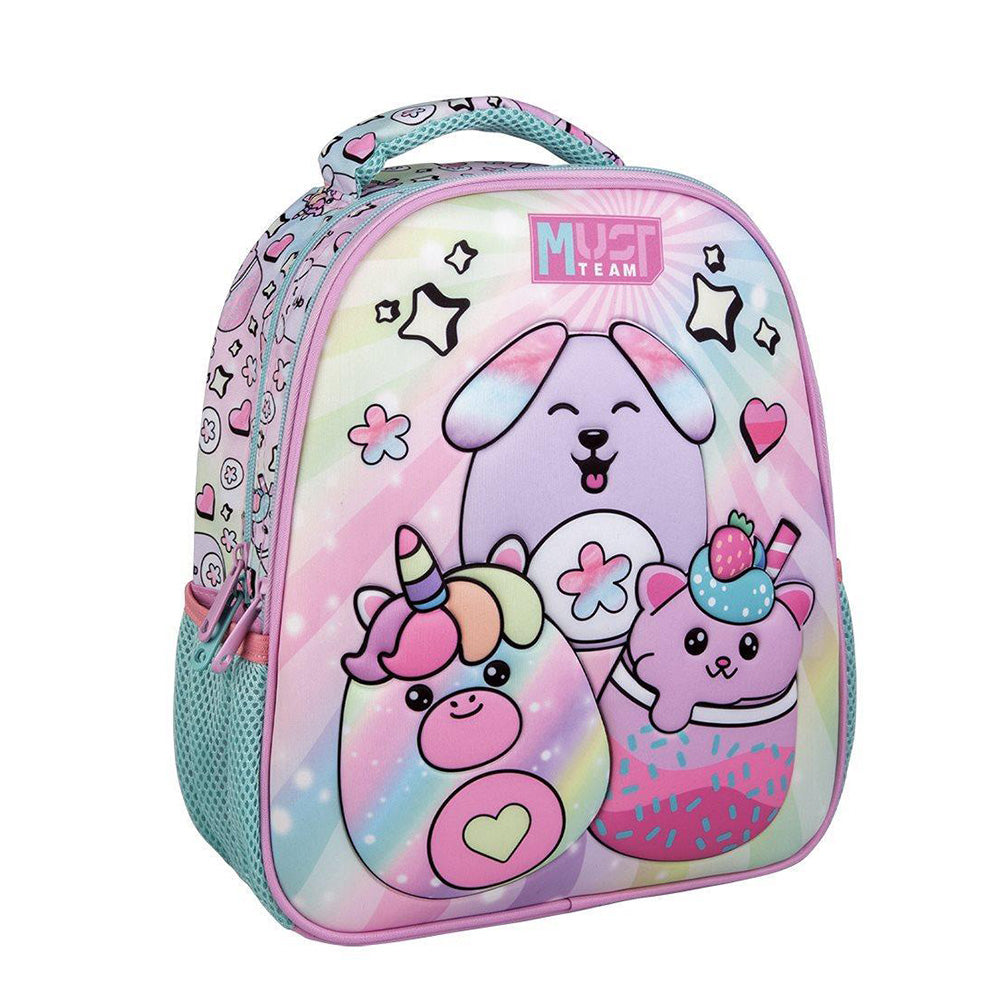 Must TeamMust Team Σχολική Τσάντα Πλάτης Νηπίου Squishcuties 2 Θήκες 27X10X31 Eκpapell.gr