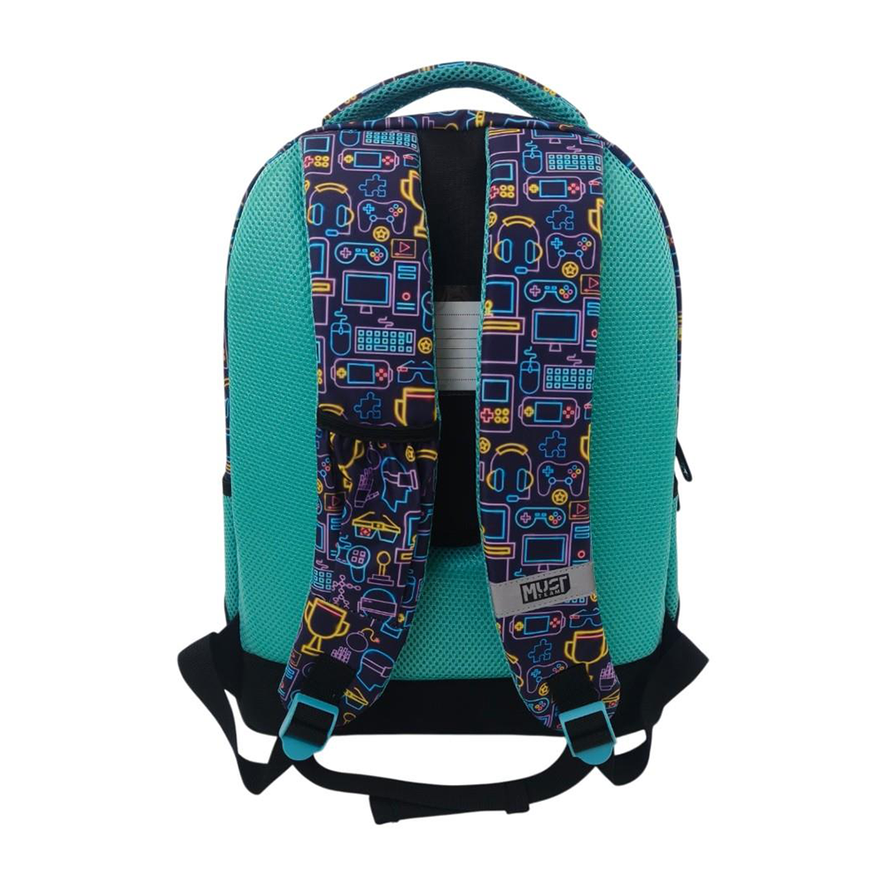 Must Team Σχολική Τσάντα Πλάτης Δημοτικού Anime Boy 3 Θήκες 32x18x43εκ