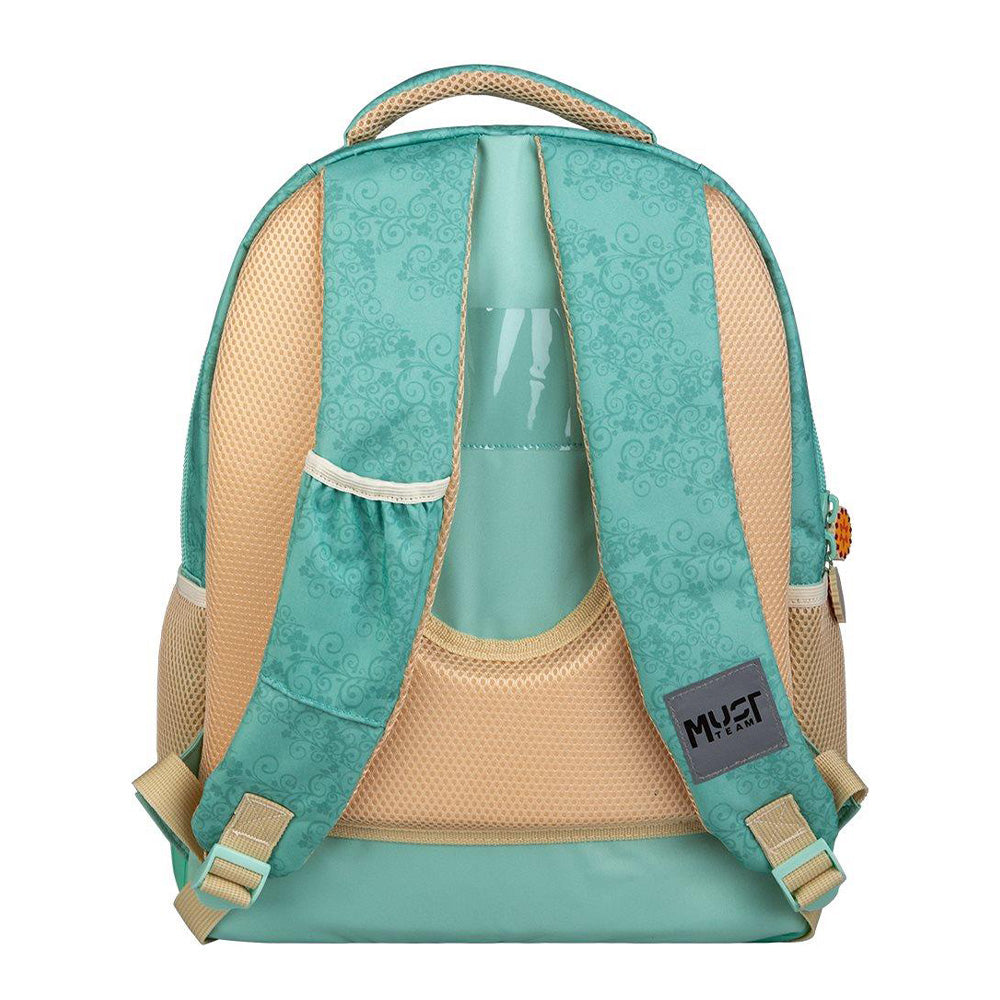 MustMust Team Σχολική Τσάντα Πλάτης Δημοτικού Flower Dress 32x18x43 Eκ. 3 Θήκεςpapell.gr