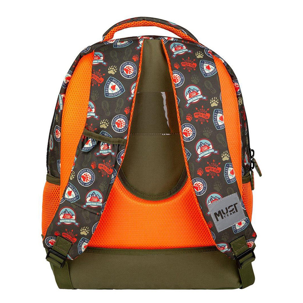 Must Team Σχολική Τσάντα Πλάτης Δημοτικού Outdoor Adventure 3 Θήκες 32x18x43 Eκ.