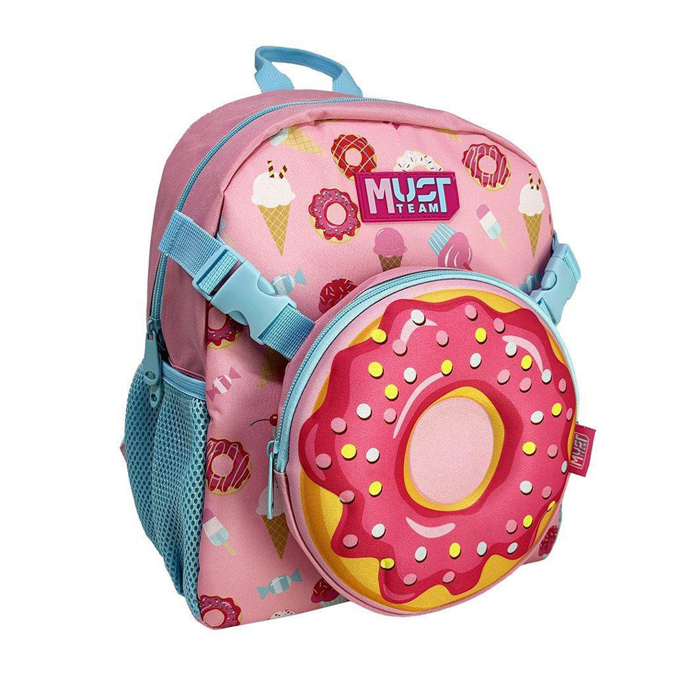 Must TeamMust Team Σχολική Τσάντα Πλάτης Νηπίου Donut Mε Aποσπώμενο Τσαντάκι Μέσης Kαι Ώμου 1 Θήκη 28X14X33 Eκpapell.gr