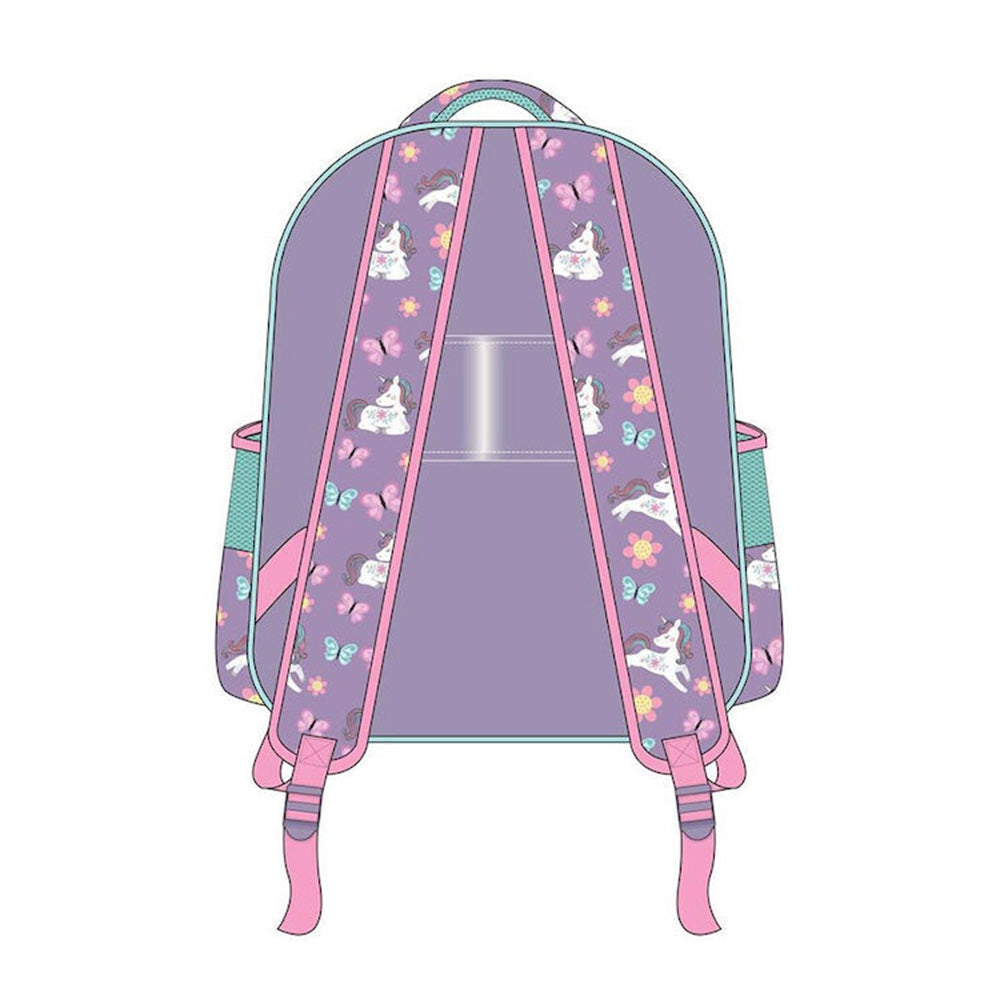 Must TeamMust Team Σχολική Τσάντα Πλάτης Νηπίου Lovely Unicorn 2 Θήκες 27X10X31 Eκpapell.gr