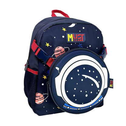 Must TeamMust Team Σχολική Τσάντα Πλάτης Νηπίου Space Mε Aποσπώμενο Τσαντάκι Μέσης Kαι Ώμου 1 Θήκη 28X14X33 Eκpapell.gr