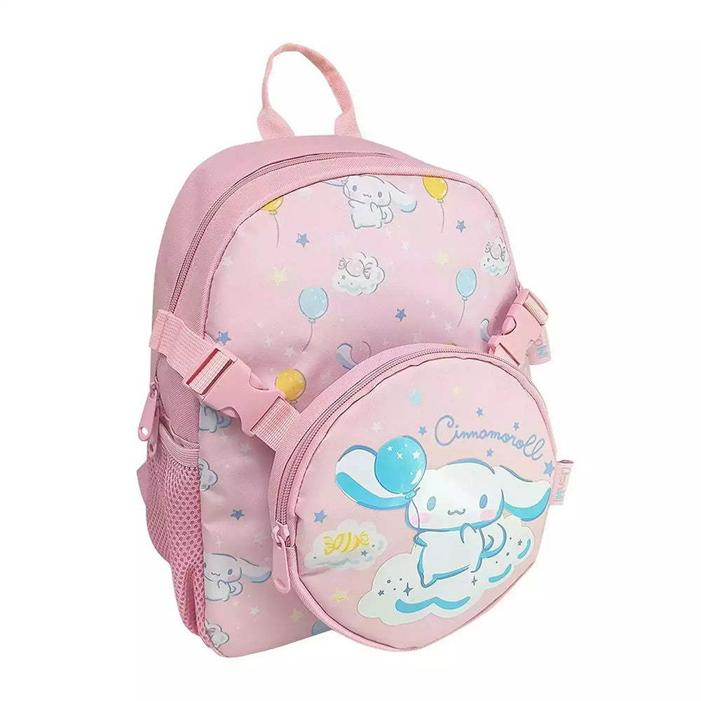 Must Team Σχολική Τσάντα Πλάτης Νηπίου Cinnamoroll 1 Θήκη & Αποσπώμενο Τσαντάκι Μέσης 28Χ17Χ33 Eκ