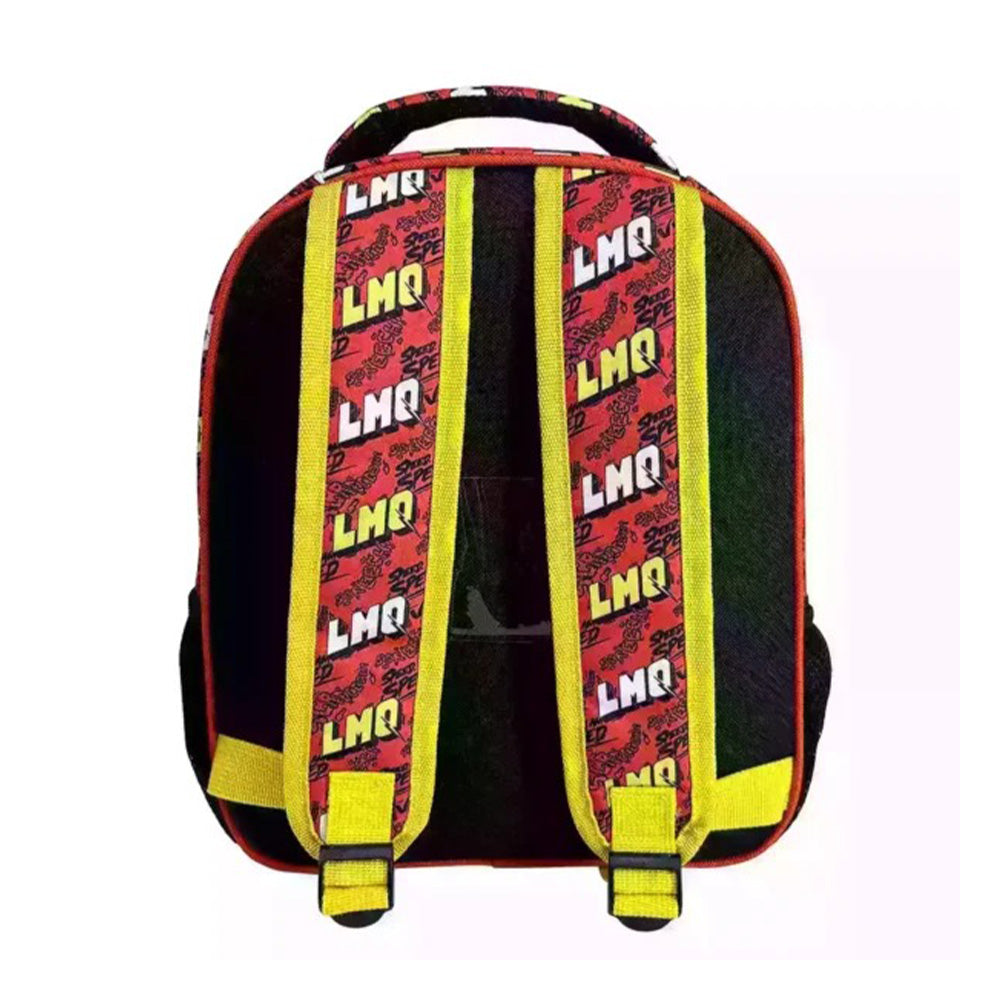 Must Team Σχολική Τσάντα Πλάτης Νηπίου Disney Cars Lightning Mcqueen Kachow 2 Θήκες 27Χ10Χ31 Eκ