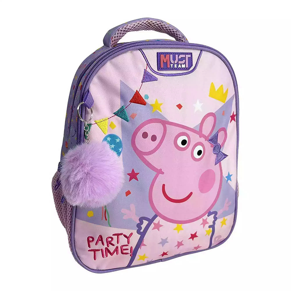 Must Team Σχολική Τσάντα Πλάτης Νηπίου Peppa Pig Celebrate 2 Θήκες 27Χ10Χ31 Eκ