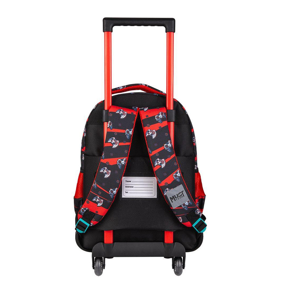 Must TeamMust Team Σχολική Τσάντα Τρόλεϊ Δημοτικού Let’s Play 3 Θήκες 34x20x45 Eκ.papell.gr