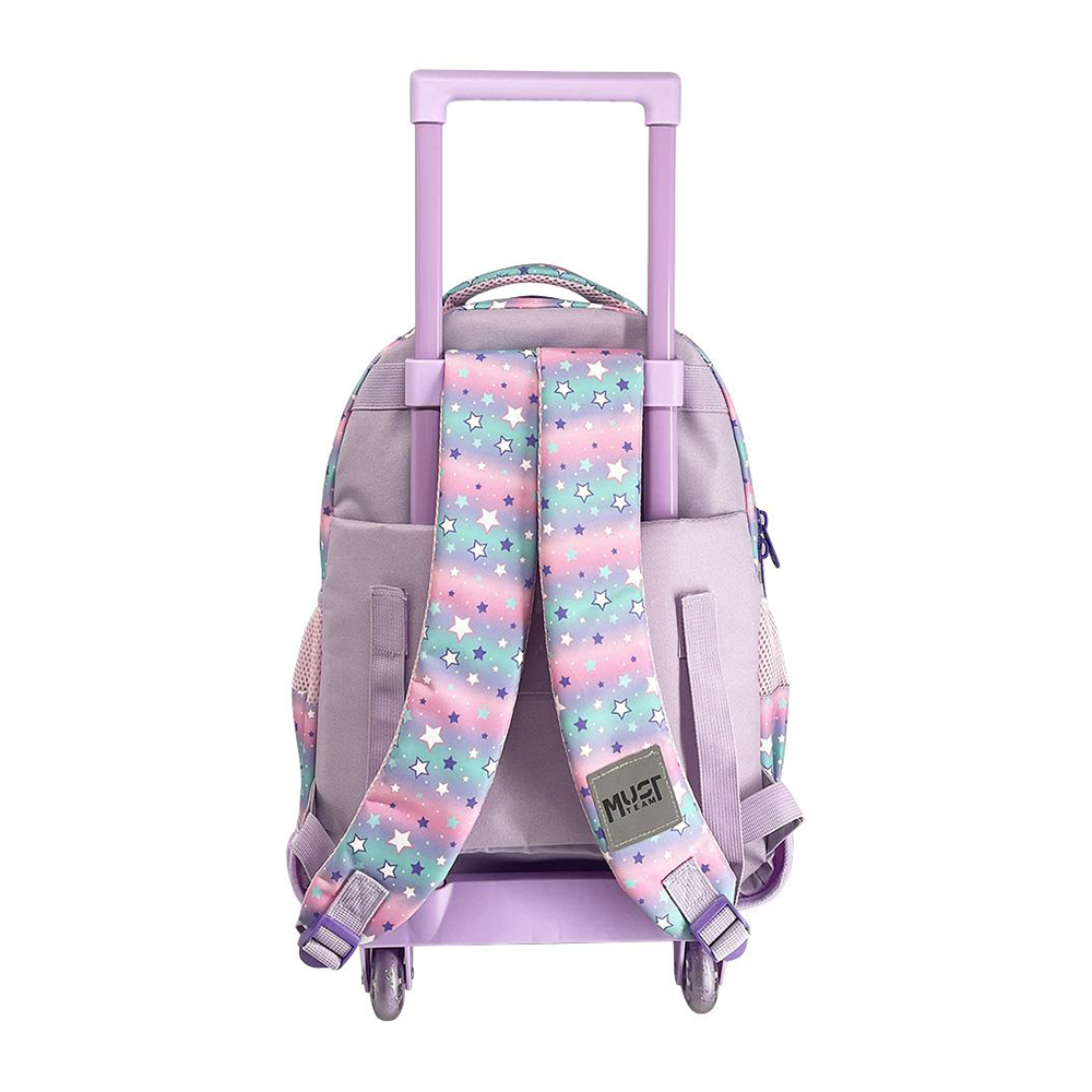 Must Team Σχολική Τσάντα Τρόλεϊ Δημοτικού Fashion Girl 3 Θήκες 34x20x44εκ