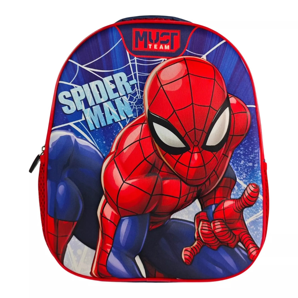 Must Team Σχολική Τσάντα Πλάτης Νηπίου Marvel Spider-Man 3D EVA 1 Θήκη 26x10x32εκ
