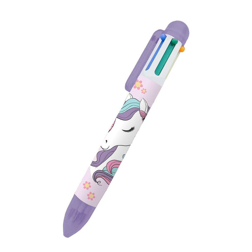 Must Team Στυλό 6 Χρωματα 0,7mm Unicorn & I Love Ballet 2 Σχέδια - 1 Τμχ