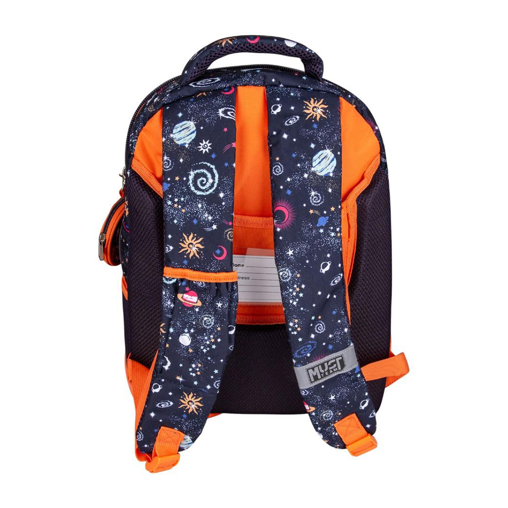 Must Team Σχολική Τσάντα Πλάτης Δημοτικού Astronaut 3 Θήκες 32x18x43 εκ