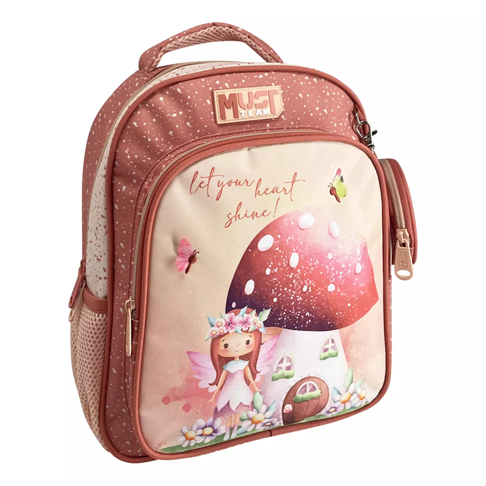 Must Team Σχολική Τσάντα Πλάτης Νηπίου Romantic Fairy 2 Θήκες 27x10x31 εκ