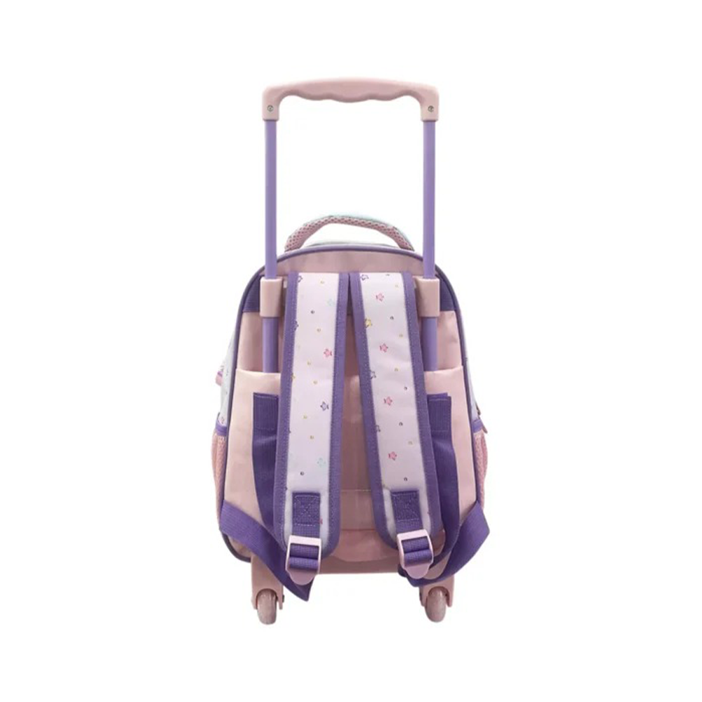 Must Team Σχολική Τσάντα Τρόλεϊ Νηπίου Little Fairy 2 Θήκες 27x10x31 εκ
