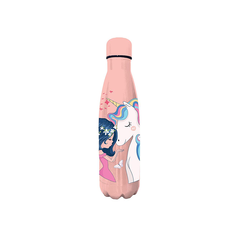 Must Team Θερμός Ανοξείδωτο με Καπάκι Girl - Unicorn 500ml 