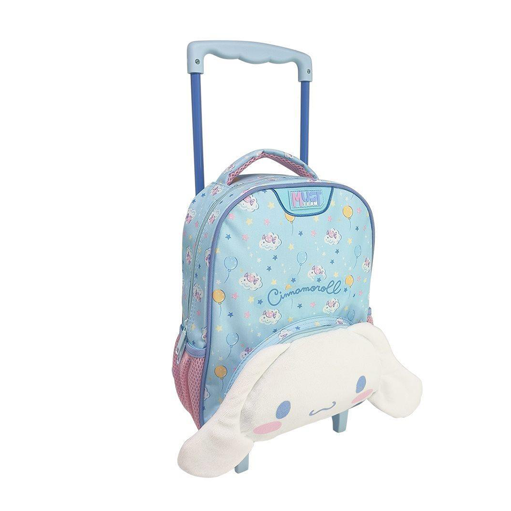 Must Team Σχολική Τσάντα Τρόλεϊ Νηπίου Cinnamoroll Ears με 2 Θήκες 27x10x31εκ