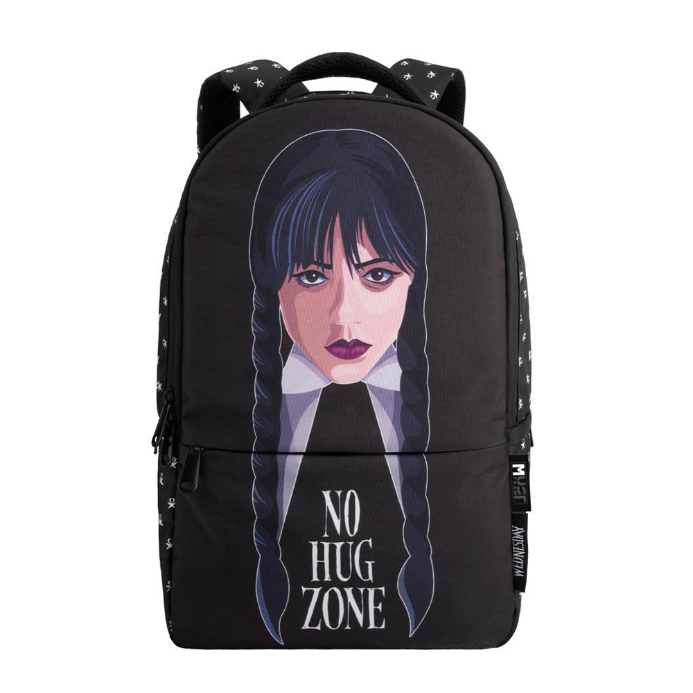 Must Team Τσάντα Πλάτης Wednesday No Hug Zone M29xΠ16xY45 Eκ