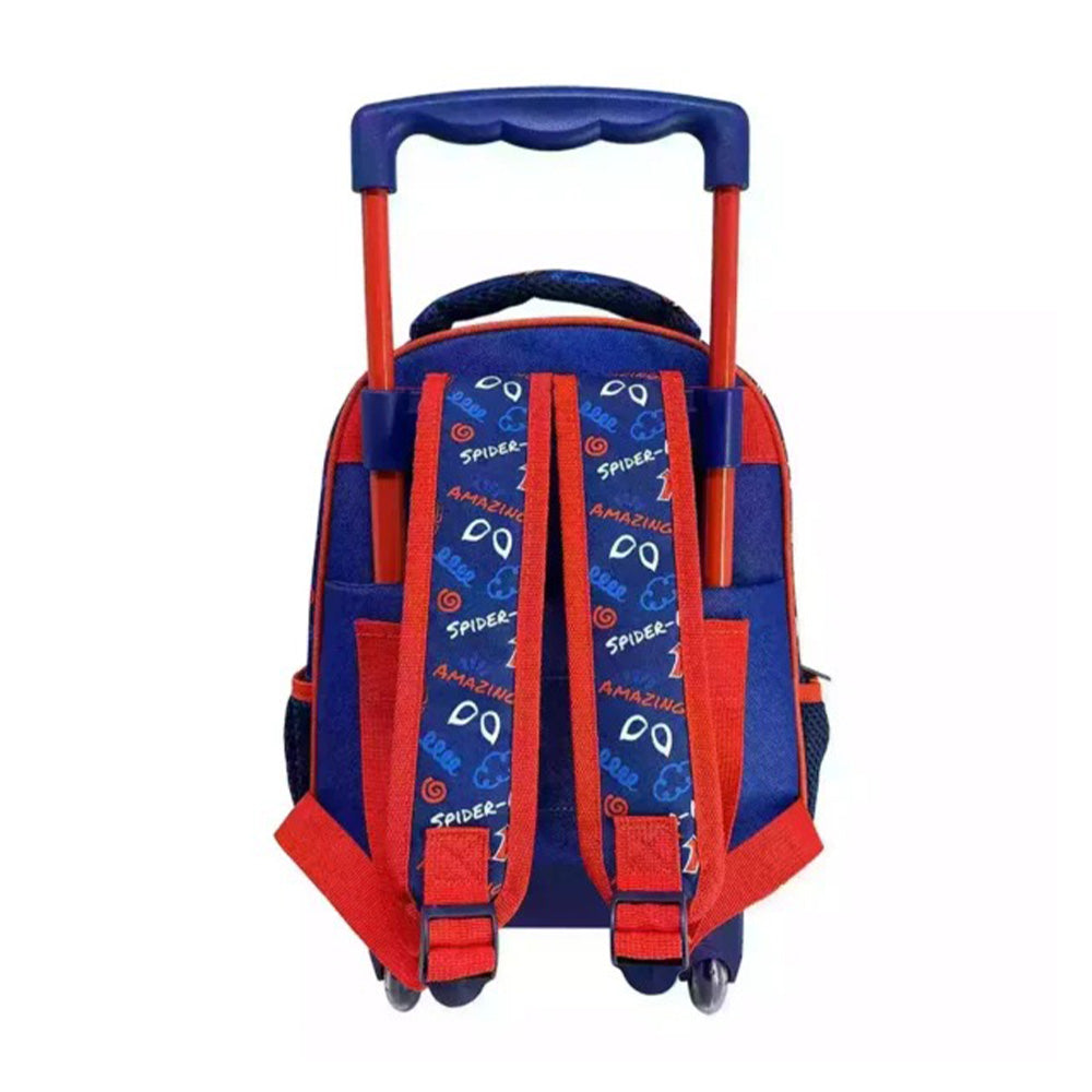 Must Team Σχολική Τσάντα Τρόλεϊ Νηπίου Spiderman Pow 2 Θήκες 27X10X31 Εκ
