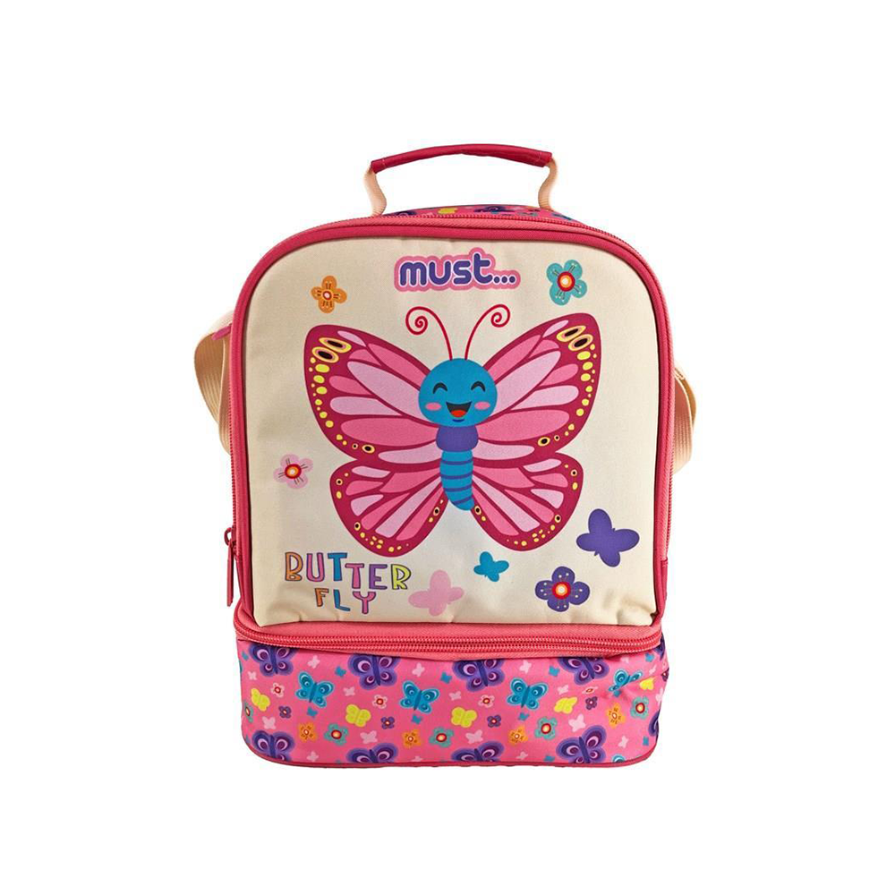 Must Team Τσαντάκι Φαγητού Ισοθερμικό Yummy Butterfly 22x16x28 εκ