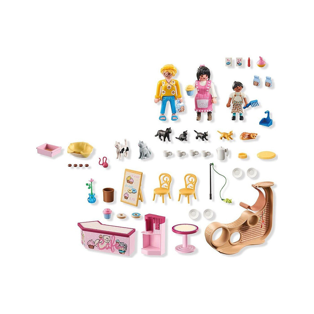 71744 Playmobil My Life Καφετέρια Με Γάτες