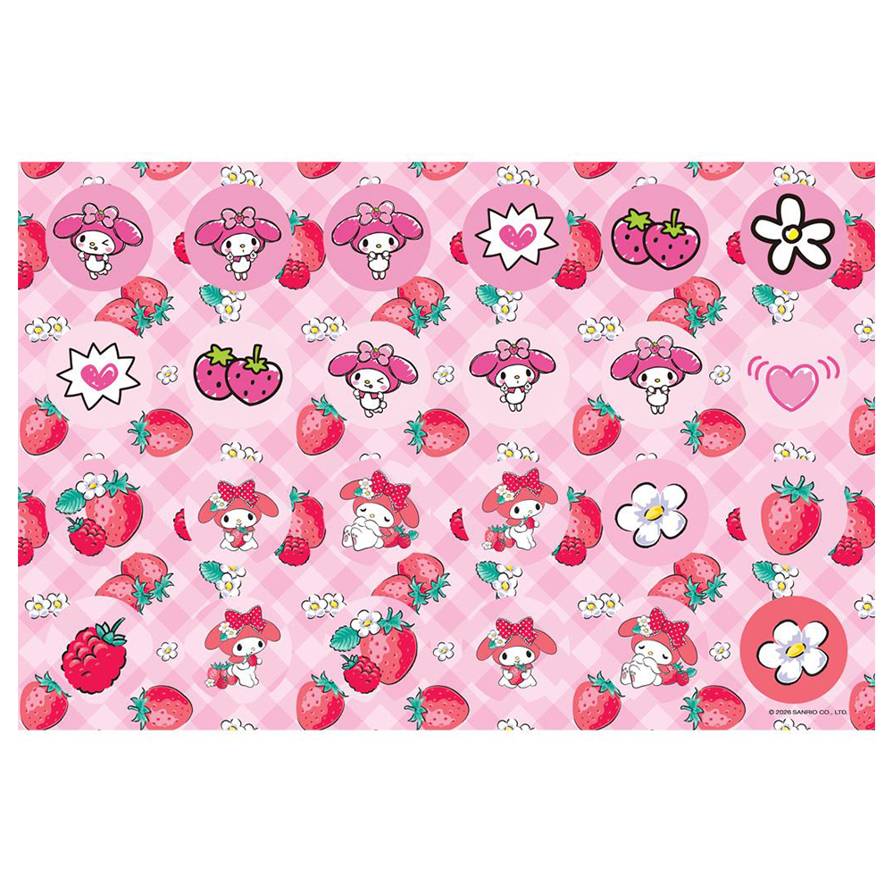 Μπλοκ Ζωγραφικής My Melody 23x33 εκ με 40 Φύλλα, Αυτοκόλλητα & Στένσιλ σε 2 Σχέδια - 1 Τεμάχιο
