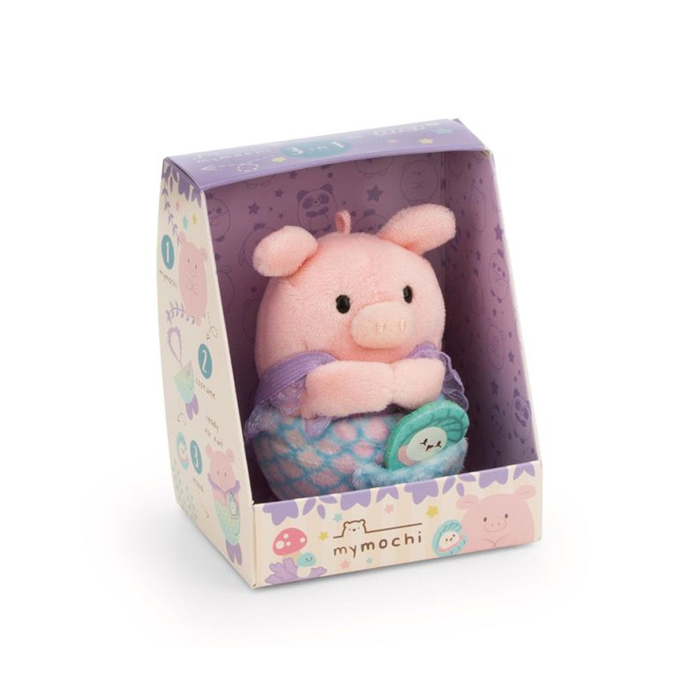 MyMochi Λούτρινο Σε Κουτάκι Γουρούνι Onk με στολή γοργόνας 8εκ