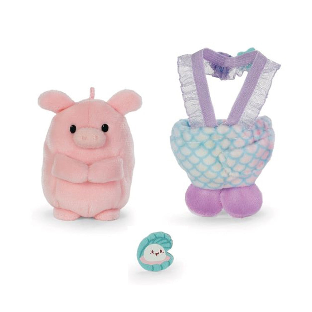 MyMochi Λούτρινο Σε Κουτάκι Γουρούνι Onk με στολή γοργόνας 8εκ