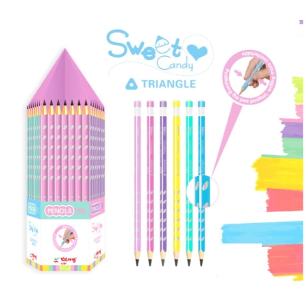 YALONGYalong Μολύβι HB  Triangle Pastel Χρώματαpapell.gr