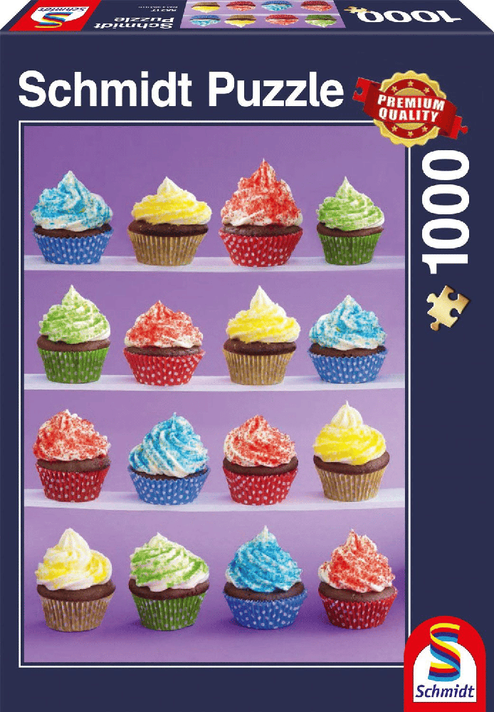 Schmidt Puzzle 1000Pcs Cupcakes