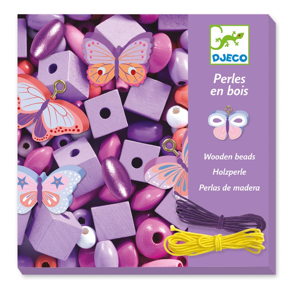 Djeco Κατασκευη Ξυλινων Κοσμηματων "Πεταλουδες"