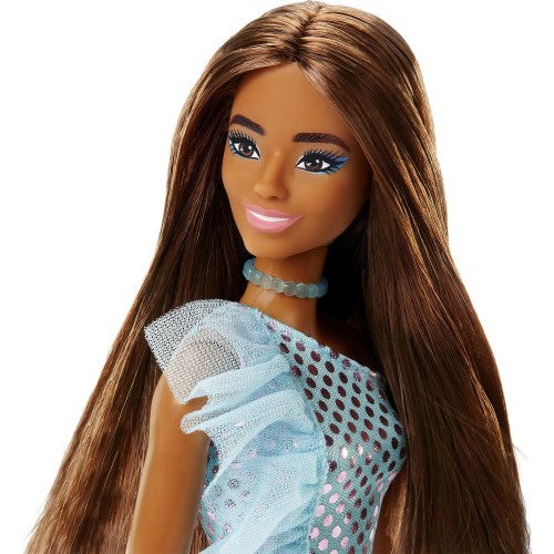 Mattel Barbie Μini Φορεματα Μελαχρινη Μπλε Φορεμα
