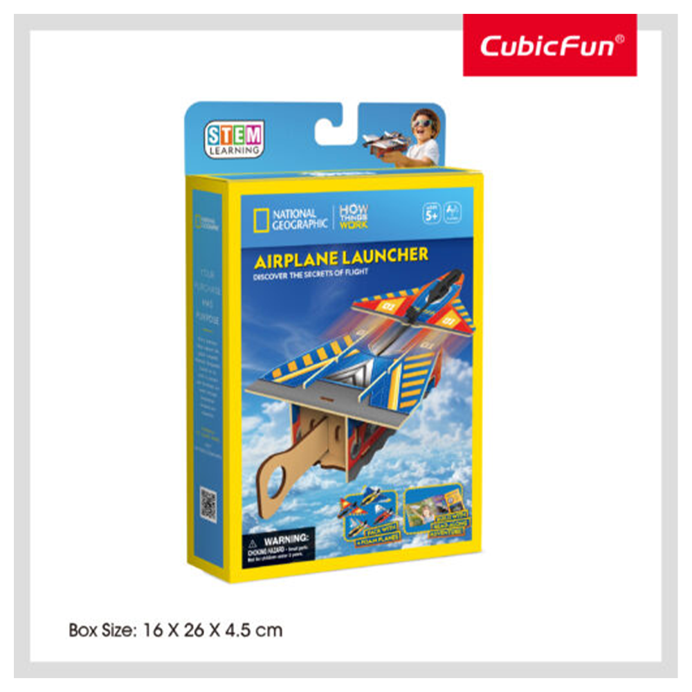 CUBICFUNCubic Fun Stem Εκτοξευτής Αεοπλάνων National Geographicpapell.gr