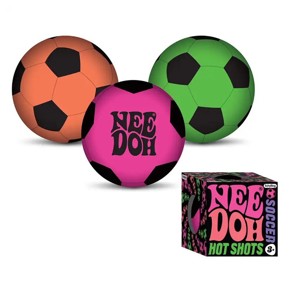 Nee DohNee Doh Μπάλα Hot Shot Football 3 Χρώματα - 1 τμχpapell.gr