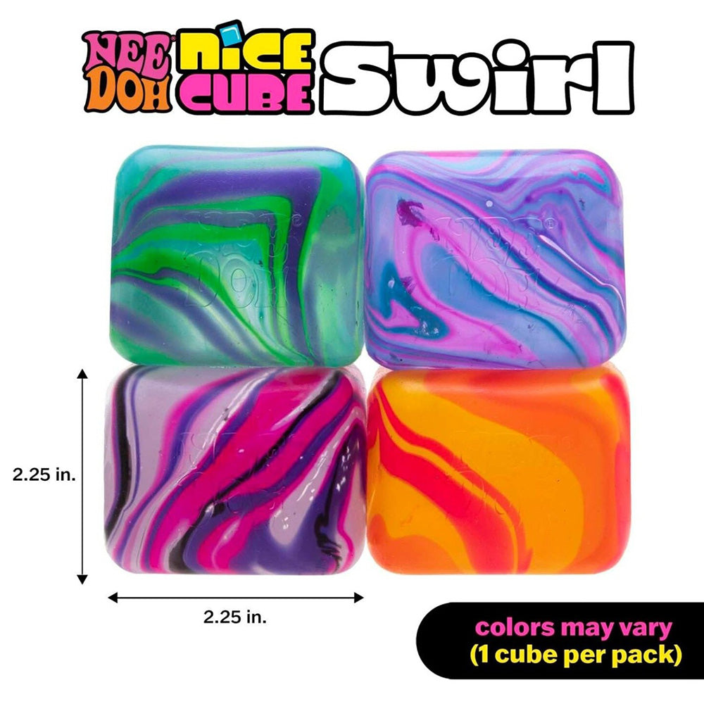 Nee Doh Μπάλα Nice Cube Swirl 4 Χρώματα - 1 Τμχ