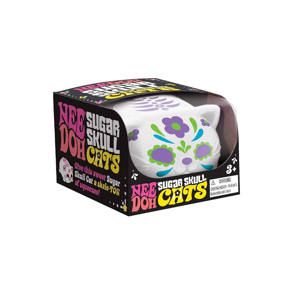 Nee Doh Μπάλα Ζουλιχτά Sugar Skull Cats 3 Χρώματα - 1Τμχ