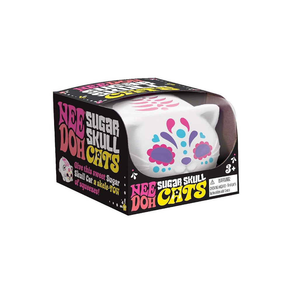 Nee Doh Μπάλα Ζουλιχτά Sugar Skull Cats 3 Χρώματα - 1Τμχ