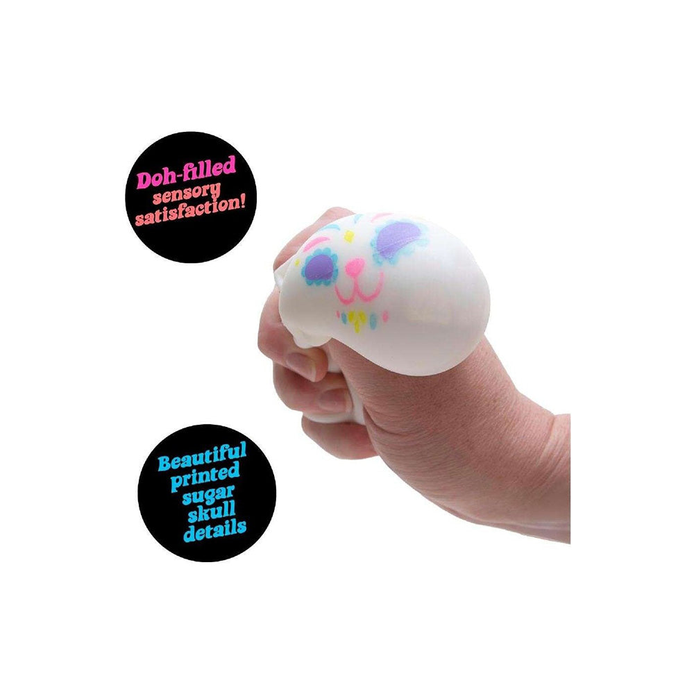 Nee Doh Μπάλα Ζουλιχτά Sugar Skull Cats 3 Χρώματα - 1Τμχ