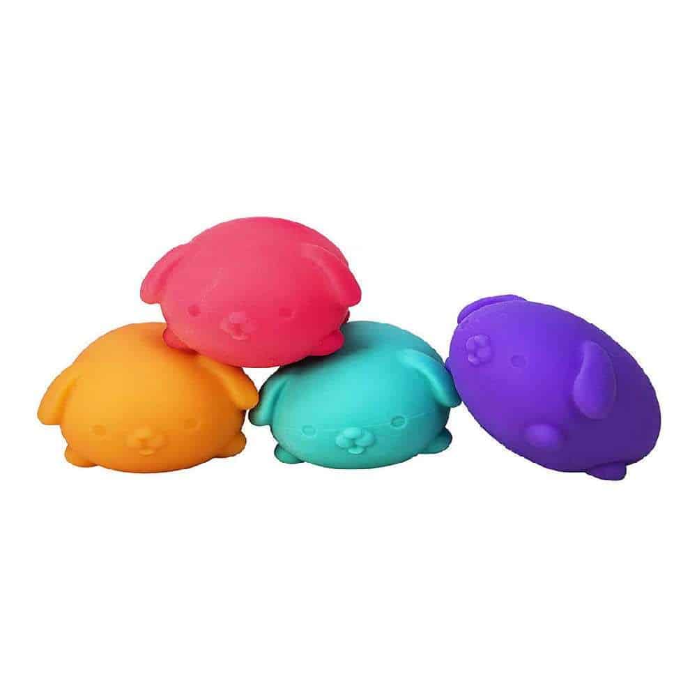 Μπαλα Nee Doh Ζουλιχτο Ζωακι Funky Pup 4 Χρωματα