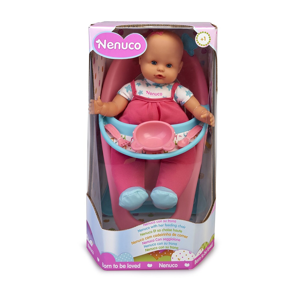 Giochi Preziosi Nenuco Κούκλα Με Καρεκλάκι Φαγητού
