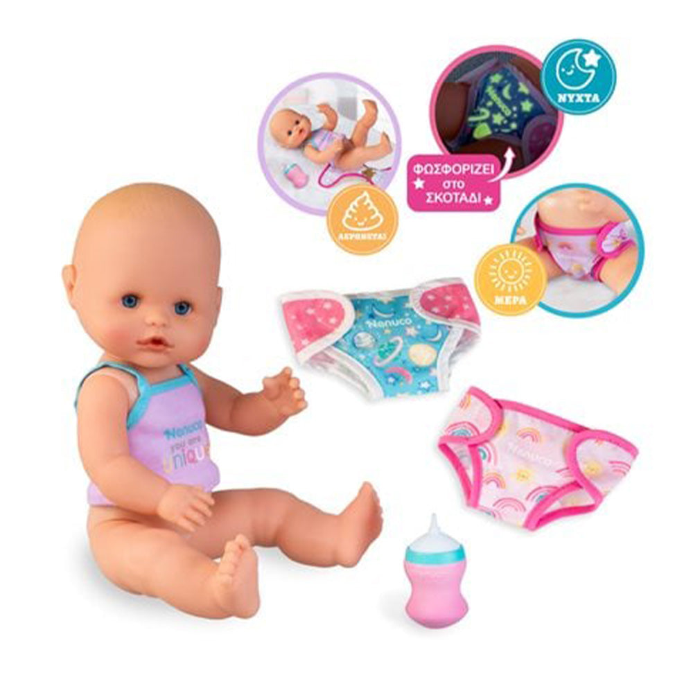 Giochi Preziosi Nenuco Κούκλα Μωρό Πάνα-Ποπό 35 Εκ