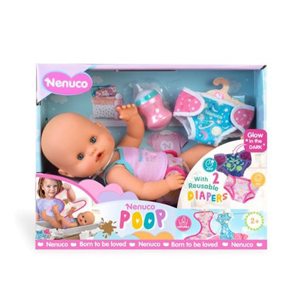 Giochi Preziosi Nenuco Κούκλα Μωρό Πάνα-Ποπό 35 Εκ