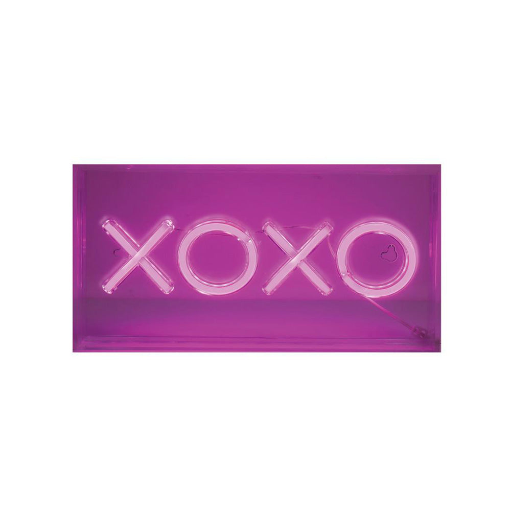 Mood Διακοσμητικό Φωτιστικό Neon LED XOXO 23x4x13 εκ