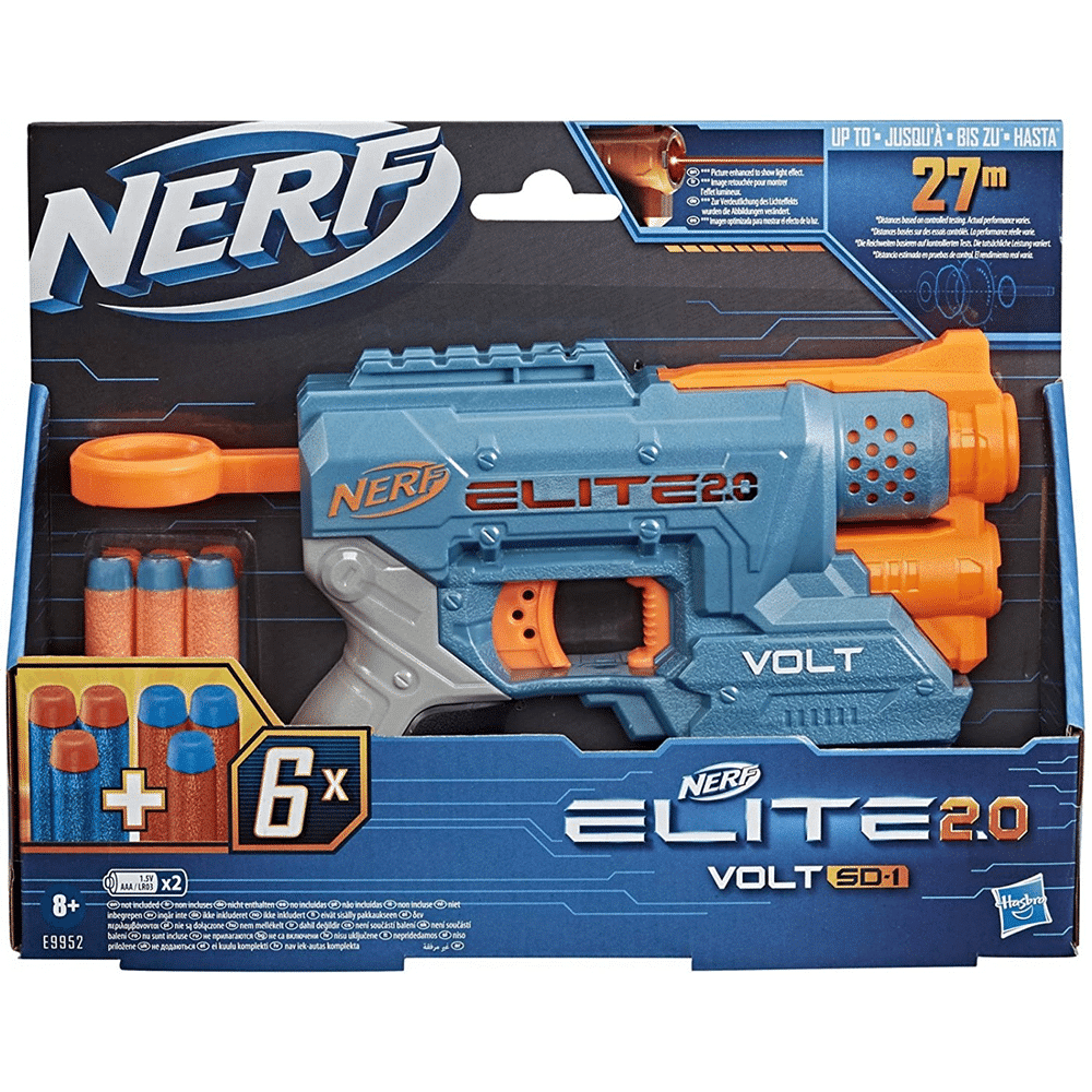 HasbroNerf Elite 2.0 Volt SD-1 Εκτοξευτής Με 6 Βελάκια , Δέσμη Φωτόςpapell.gr