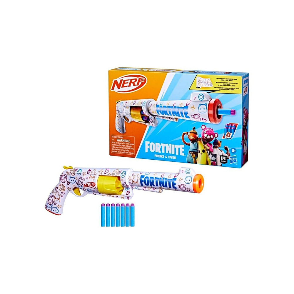 Hasbro Nerf Fortnite Frenz 4 Ever Blaster Dart Blaster 