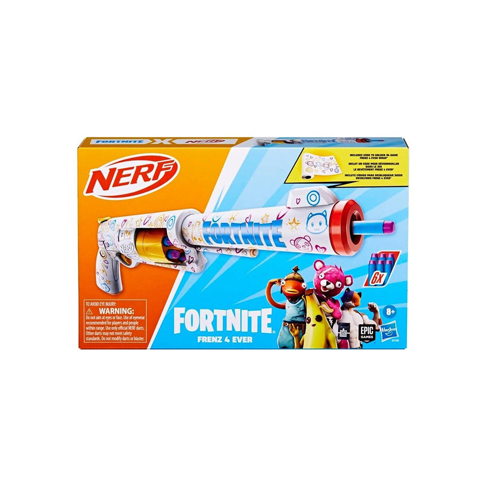 Hasbro Nerf Fortnite Frenz 4 Ever Blaster Dart Blaster 